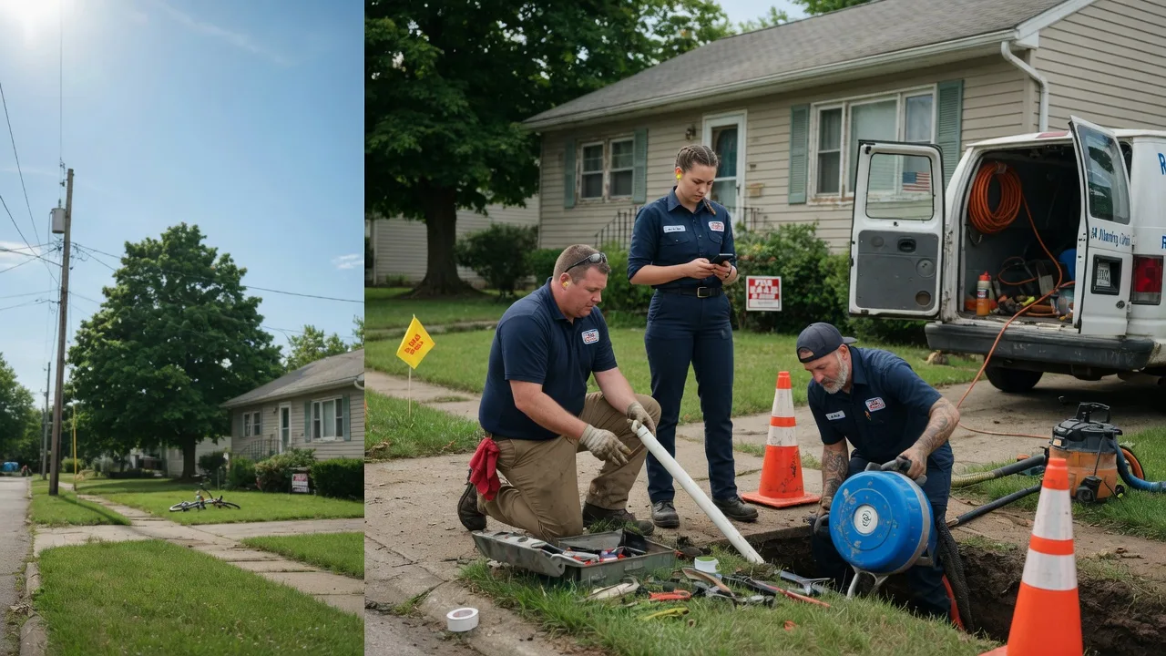 Sewer Line Repair in Brimfield, IL near me